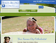 Tablet Screenshot of bracesbybillings.com